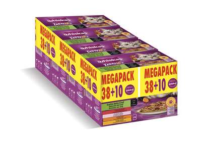Whiskas Tasty Mix En Salsa Sobres Para Gatos 48 Sobres x 85 Gr