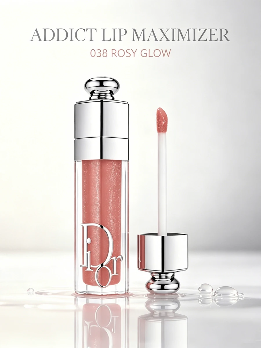 Lip Balm Dior - #038, Cocok Untuk Riasan Sehari-hari - Lip Gloss #038 - View 1