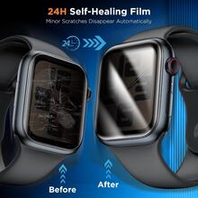 Yezodawee 1片 Watch Series 11 46mm 隱私螢幕保護膜，超薄柔軟 TPU 膜 [無玻璃]，包含 Series 10 46mm 保護膜 - 1pc - 查看 4