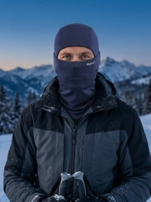 1-3pcs Fleece Lined Winter Balaclava Windproof Warm Full Face Ski Mask, Helmet Compatible Neck Warmer For Skiing, Motorcycle Riding And Outdoor Ice And Snow Sports - Multicolor - View 6