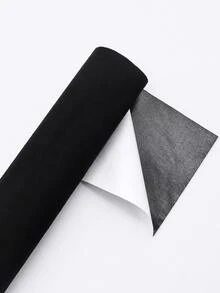 Self-Adhesive Flocked Roll, Faux Suede Fabric, Freely Cuttable, Suitable For Car Interior Modification, Dashboard, Sun Visor, Door Panel, Armrest Refurbishment And Sofa Furniture Decoration - A - View 11