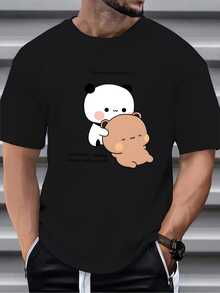 Camisetas de hombre - Negro - Ver 3