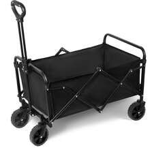 Foldable Track & Field Equipment Cart | Large Capacity Camping Wagon | Foldable Multi-Function Outdoor Trolley | 300kg Load Capacity, Adjustable, Suitable For Track & Field/Camping - B - View 5
