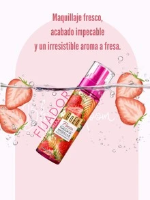 BOEN Fijador de Maquillaje Spray Bruma Facial Aroma Fresa con Vitamina E, Acabado Natural, Refresca y Ayuda a Fijar el Maquillaje - 1 Pieza - Ver 2