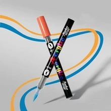 12/24/36/48/60 Colors Art Direct-Liquid Acrylic Marker Set Brush Marker Pens For Wood Rock Painting, Sketching Coloring Gift For Back To School - Multicolor - View 4