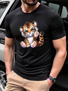 Camisetas de hombre - Negro - Ver 1