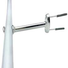 Suporte Médio Alongado Cromado Para Varão De Cortina 19mm Alumínio Bella Arte Unidade Acompanha Buchas E Parafusos Fácil Instalação Alta Resistência Ideal Para Sala Quarto Cozinha Escritório Acabamento Moderno - 1PC - Visão 11