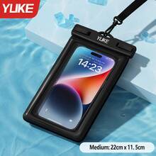Yuke IPX8 Waterproof Phone Dry Bag, Floating Touchscreen Waterproof Pouch With Lanyard For Beach And Swimming - Multicolor - View 12