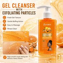 Turmeric & Vitamin C Exfoliating Body Wash With Orange Extract, Moisturizing Scrub Shower Gel, Gentle Cleansing For Smooth & Bright Skin, 100ml - Citrus - View 6