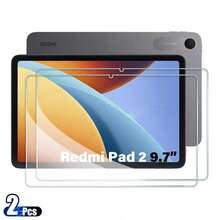 2pcs Tempered Glass Screen Protector For Redmi Pad 2 2026(9.7-Inch)/ Pad 8/Pad 8 Pro/Pad 7/Pad 7 Pro/ Pad Mini/Poco Pad M1/Poco Pad X1/ Pad 2/Pad 2 Pro/Pad 2 Pro 5G/Pad 6/6 Pro, 9H Anti-Scratch High Definition Transparent Protective Film, Premium Tempered Glass Screen Protector - HD High Definition, Anti-Scratch, Touch Sensitive, Precise Fit, Easy Installation, Durable Protection For Tablets. - Clear - View 21