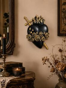 Heart Of Morvela | Sacred Heart | Gothic Wall Decor | Gothic Interior Decor | Gothic Gallery Wall - Multicolor - View 7
