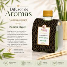 Difusor de Aromas Ambientes com Varetas 250ml Aromatizador Sensações - Bamboo Royal - Visão 2