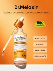 Dr.Melaxin PEEL SHOT 角質代謝麴酸薑黃精華液 80ml，亮白去角質煥膚，細緻膚色，溫和保濕，適合所有膚質，長效滋潤，K-Beauty 韓系彩妝，Olive Young，禮品，80ml/2.7 Fl.Oz - 80ml/2.7 fl.oz - 查看 2