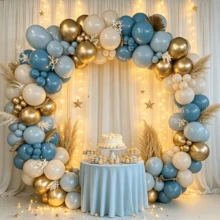 Kit Lengkungan Balon Warna Campuran 150 Buah, Rangkaian Balon Lateks Bergaya untuk Dekorasi Pesta Ulang Tahun, Pernikahan & Perayaan - Beraneka warna - View 1
