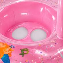 Inflatable Baby Float With Blue And Pink Canopy For Baby/Child - Float With UV Canopy, Comfortable Seat, Pool And Beach - Rose - View 5