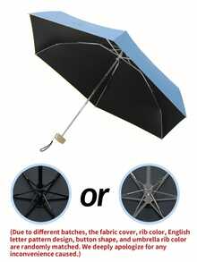 Mini Pocket Travel Umbrella, 2-In-1, Ultra-Lightweight & Portable, Sun & Rain Dual Use, Travel Essential, Perfect Choice For Back To School Season - Multicolor - View 8