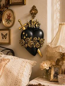 Heart Of Morvela | Sacred Heart | Gothic Wall Decor | Gothic Interior Decor | Gothic Gallery Wall - Multicolor - View 12