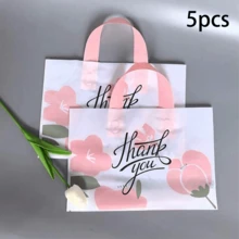 5/10/15/20/30/40/50入 花卉禮品袋－塑膠手提袋，適用於購物、婚禮、生日與節日 - 彩色 - 查看 9