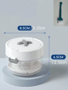3合1假牙收納盒 自動彈開式牙齒矯正保持器清潔盒 便攜式牙齒矯正器收納盒 適用旅行、臥室梳妝台、日常浸泡與存放 - 多色 - 查看 11