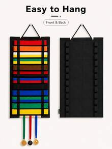 1pc Wall-Mounted Martial Arts Belt Organizer, Portable Karate Belt Display Rack With Medal Hanger, Lightweight Hanging Taekwondo Belt Display Stand, Suitable For Martial Arts Learners,Boxing Equipment,Boxing,Workout Equipment - Belt Storage - View 6
