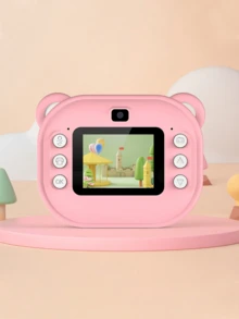 Reletech Instant Mini Printing Camera, Inkless Camera, Comes With Printing Paper, 1080P Selfie Video Digital Camera, With 2.4" IPS Screen, Birthday And Christmas Learning Camera - Pink - View 4
