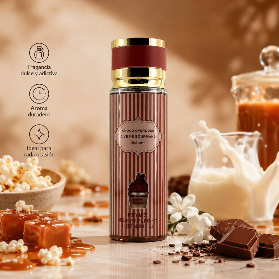 Perfume Árabe 250ML para Mujer en Spray, Fragancia Floral y Dulce de Larga Duración, Aroma Elegante y Sofisticado para Uso Diario - Gourmets cálidos y dulces - Ver 1