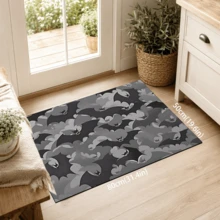 1pc Bat Pattern Printed Diatomaceous Earth Kitchen Mat, Absorbent Kitchen Floor Mat, Kitchen Rug, Long Strip Foot Mat, Sink Front Mat, Suitable For Kitchen, Bathroom, Entryway, Hallway, Laundry Room And Home Decor - Multicolor - View 15