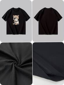 Men T-Shirts - Black - View 4