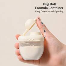1pc 70ml Portable Baby Formula Storage Box, Travel Milk Powder Dispenser For Newborns - Multicolor - View 4