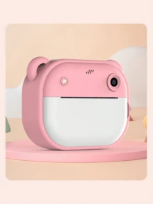 Reletech Instant Mini Printing Camera, Inkless Camera, Comes With Printing Paper, 1080P Selfie Video Digital Camera, With 2.4" IPS Screen, Birthday And Christmas Learning Camera - Pink - View 3