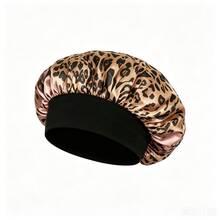 1pc Women's Silky Satin Sleep Cap, Elastic Wide Band Sleep Cap Suitable For Curly Hair, Soft Smooth Satin Night Hair Wrap Cap, Anti-Frizz Hair Protection Sleep Cap, Breathable Hair Protection Sleep Cap For Daily Night Use, Multiple Colors Available - Multicolor - View 8