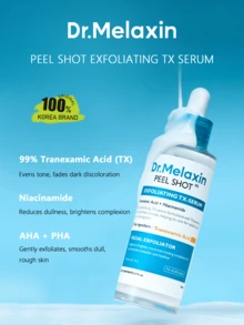 Dr.Melaxin PEEL SHOT 角質代謝 TX 精華液,角質更新精華,細緻肌膚紋理並提亮,溫和保濕,適合所有膚質,長效滋潤,K-Beauty 韓系美妝,Olive Young,禮品,80ml/2.7 Fl.Oz - 80ml/2.7 fl.oz - 查看 2