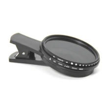 52mm Phone ND Filter ND2 To ND400 Clip-On Variable Neutral Density Filter For Phone Mobile Smart Phone Camera - View 1