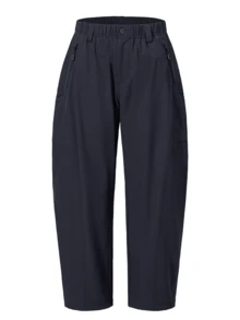 CAMEL CROWN Women's Cargo Long Pants, All Seasons New Cool Feel Sun Protection Curved Blade Pants - Phantom Black - View 4