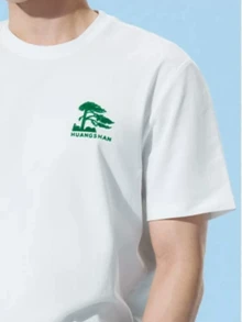 CAMEL CROWN Men's Crew Neck T-Shirt Casual Short Sleeve Tee Soft Breathable Cotton Blend Basic Athletic Shirt For Daily Wear Workout - Endless White - View 4