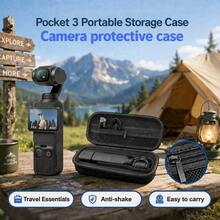 Pocket 3/4 Portable Storage Protective Case, Osmo Pocket 3 Compatible Portable Storage Box, Hard Shell Travel Storage Protective Case With Wrist Strap Compact Design - View 2