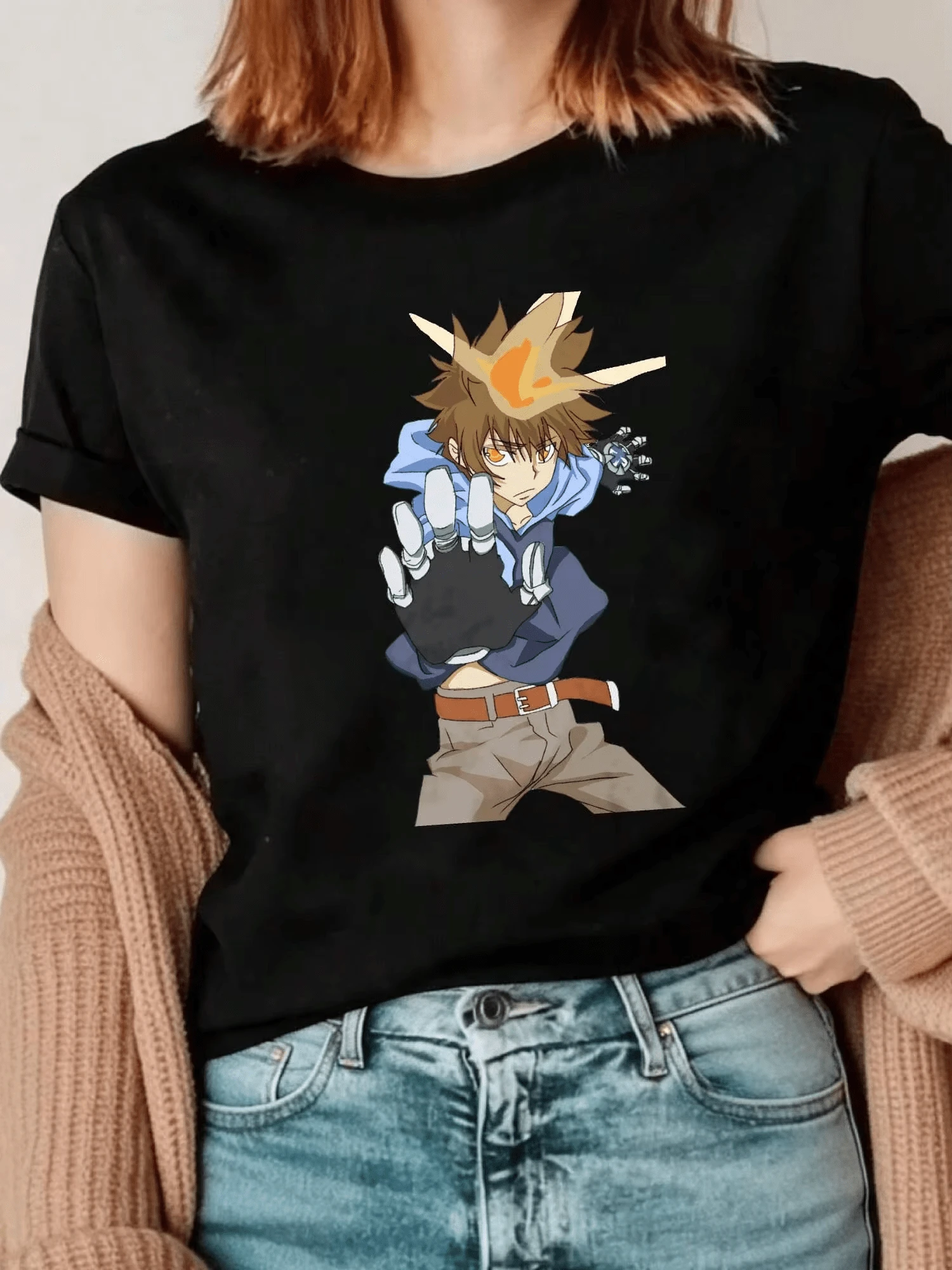 Women T-Shirts - 黑色 - 查看 1