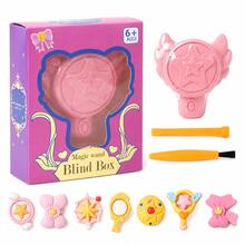 1pc Magic Wand Gemstone Excavation Kit, DIY Treasure Hunt Digging Toy With Pink Plaster, Chisel & Cleaning Brush, Archaeology Discovery Activity Gift For Girls - Multicolor - View 2