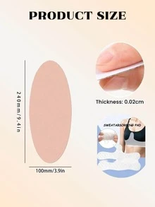 10/20入隱形防磨大腿貼，中性款，適合夏季保護大腿內側，舒適柔軟防滑自黏腿貼，親膚不刺激橢圓設計 - 多色 - 查看 7