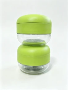 1件手動大蒜壓榨器與研磨器,易清洗多功能廚房工具,適用於大蒜切碎、切片與研磨,便攜手持設計,塑料材質,適合家庭廚房、餐廳與戶外活動 - 彩色 - 查看 10