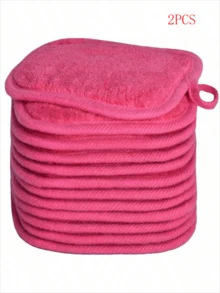 5/3/2/1pc Ultra Soft Reusable Microfiber Makeup Remover Towels, Suitable For All Skin Types, Women's Facial Towels - Multicolor - View 14