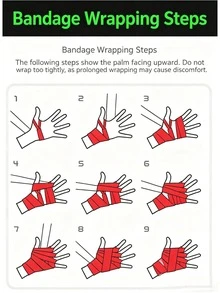 2pcs Boxing Hand Wraps, Wrap-Around Hand Straps, Suitable For Beginners, Provides Sports Protection And Comfort, Unisex Sports Bandages, Applicable For Dance, Boxing Protective Gear, Muay Thai Wraps, Boxing Gloves, Unisex - Multicolor - View 3