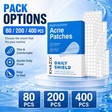 200/400/800pcs Hydrocolloid Acne Pimple Patch, Hydrocolloid Spot Stickers, Covering Zits And Defect, Nighttime Spot Stickers For Face - Round Transparent - View 2