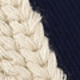 Twisted-navy Cloth Hat