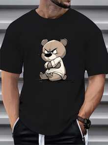 Men T-Shirts - Black - View 3