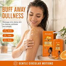 Turmeric & Vitamin C Exfoliating Body Wash With Orange Extract, Moisturizing Scrub Shower Gel, Gentle Cleansing For Smooth & Bright Skin, 100ml - Citrus - View 5