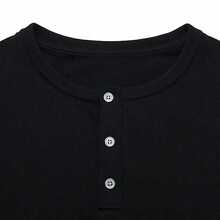 Men's Fashion All-Season Soft Comfortable Lightweight Solid Color Long Sleeve T-Shirt - Multicolor - View 10