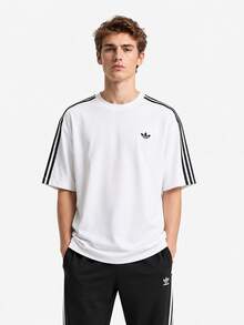 Adidas Clover Men's Summer New 3S TEE Sports Casual Short Sleeve - White - View 3