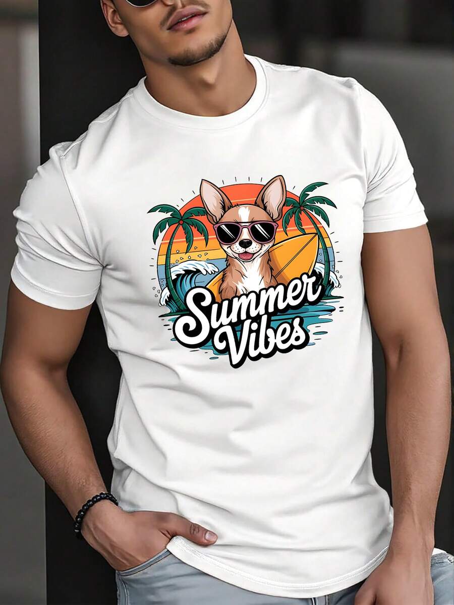 Men T-Shirts - White - View 1