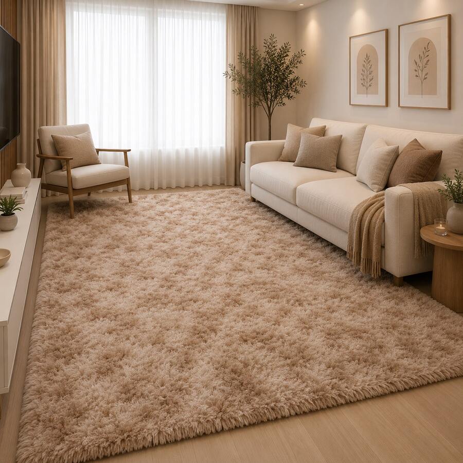 Shaggy Rug 2.00 X 2.50 Assorted Colors - Bege Mesclado - Ver 1